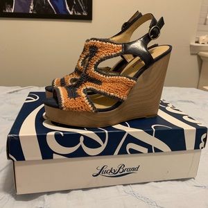 Lucky Brand Crotchet Wedges